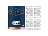 GILLETTE KING double edge replacement blades x 10 uds