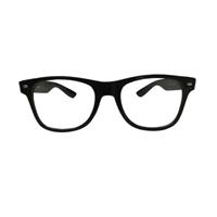 Orange85 bril zonder sterkte - Zwart - Nerdbril - Inclusief hoesje - Heren - Dames - Zwarte bril