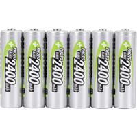 Ansmann 4+2 HR06 Mignon (AA)-Akku NiMH 2400 mAh 1.2V 6St.