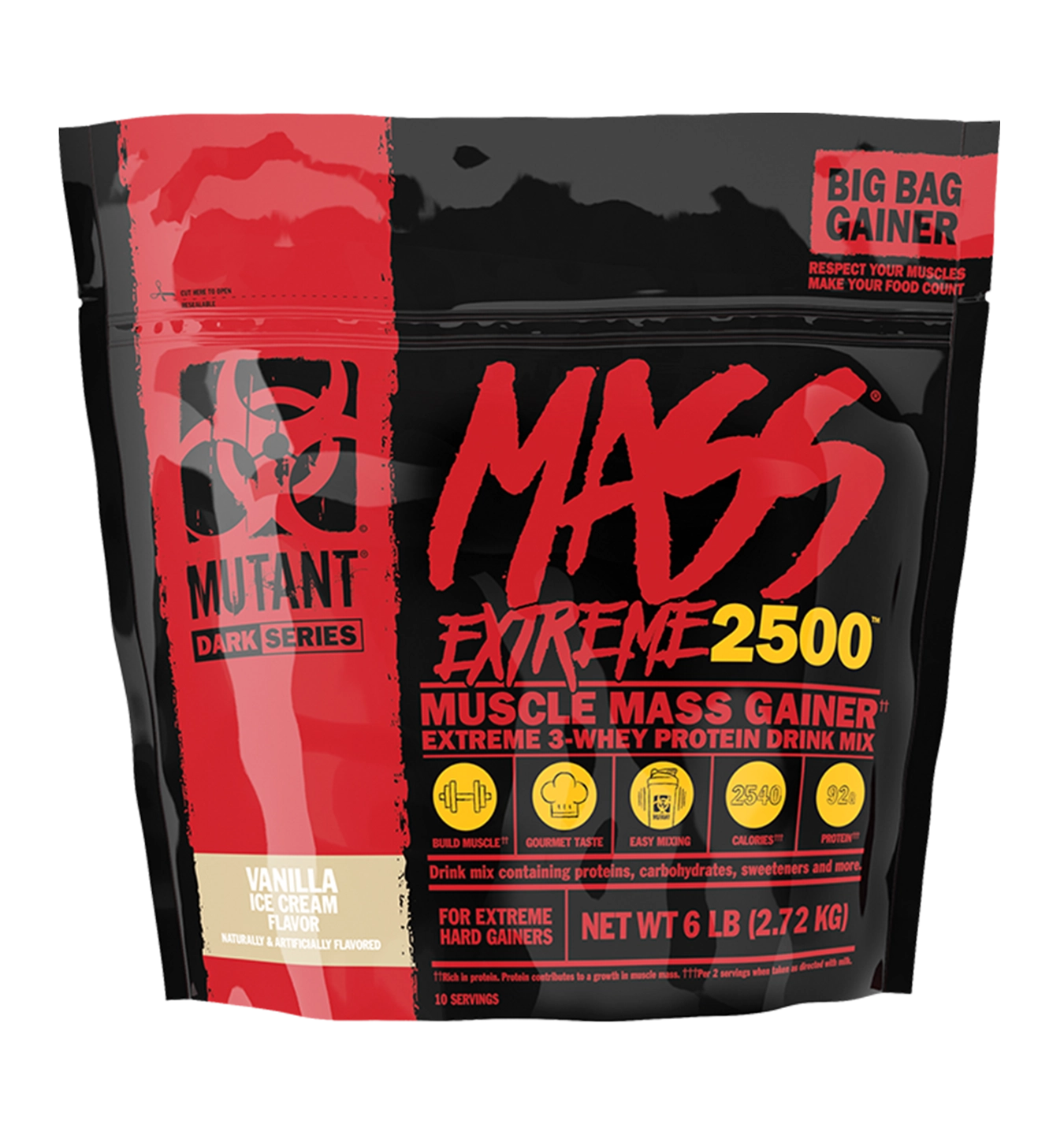 Mutant Mass XXTreme 2500 - 2720 g - Vanille