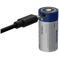 Ansmann 16340 Li-Ion Akku 850mAh 3,6V Micro USB Eingang 1300-0015