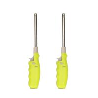 Set Van 2x Stuks Barbecue Aanstekers Lime Groen 25,5 Cm - Aansteker