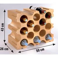 MOTTEZ FlaschenwÃ¼rfel bis Ã 92 mm fÃ¼r 15 Flaschen, terracotta