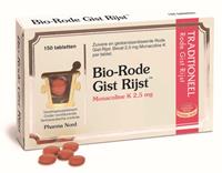 Bio-Rode Gist Rijst Tabletten