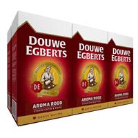 Douwe Egberts Aroma rood (grove maling) - 6x 500g