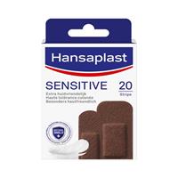 Hansaplast Pleisters Sensitive Strips - Donker