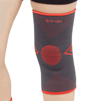 Teyder Kinder Kniebandage Universeel - Grijs