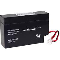 Multipower PB-12-0,8-JST MP0,8-12 Bleiakku 12V 0.8Ah Blei-Vlies (AGM) (B x H x T) 96 x 62 x 25mm JST