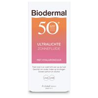 Biodermal Ultralichte Zonnefluide - Zonnebrand met SPF50+ - Zonnebrand gezicht