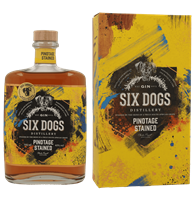 Six Dogs Pinotage Stained 0,7ltr Gin + Giftbox