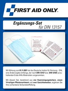 FIRST AID ONLY Ergänzungsset für Normaktualisierung DIN13157