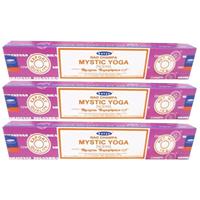 HEM 3x Nag Champa Wierook Mystic Yoga 15 Gram