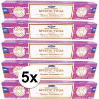 HEM 5x Nag Champa Wierook Mystic Yoga 15 Gram