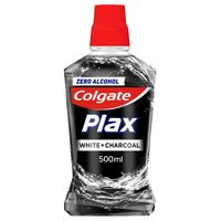 Colgate Plax White + Charcoal Mondwater - 500 ml