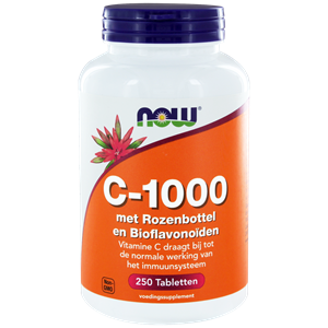 NOW C-1000 Rozenbottel & Bioflavonoïden Tabletten