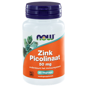 NOW Zink Picolinaat 50mg Capsules 60st