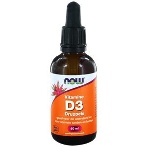 NOW Vitamine D3 Druppels 60ml