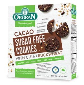 Orgran Sugar Free Cookies Cacao