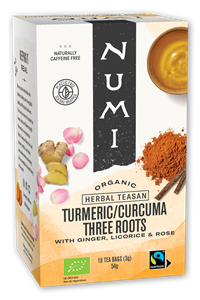 Thee Turmeric Three Roots Biologisch