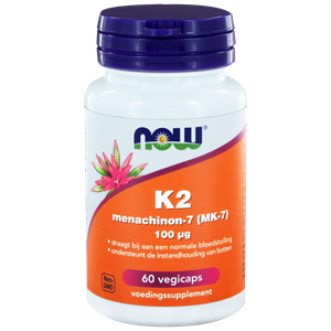 NOW Vitamine K2 Menachinon 7 100mcg Capsules