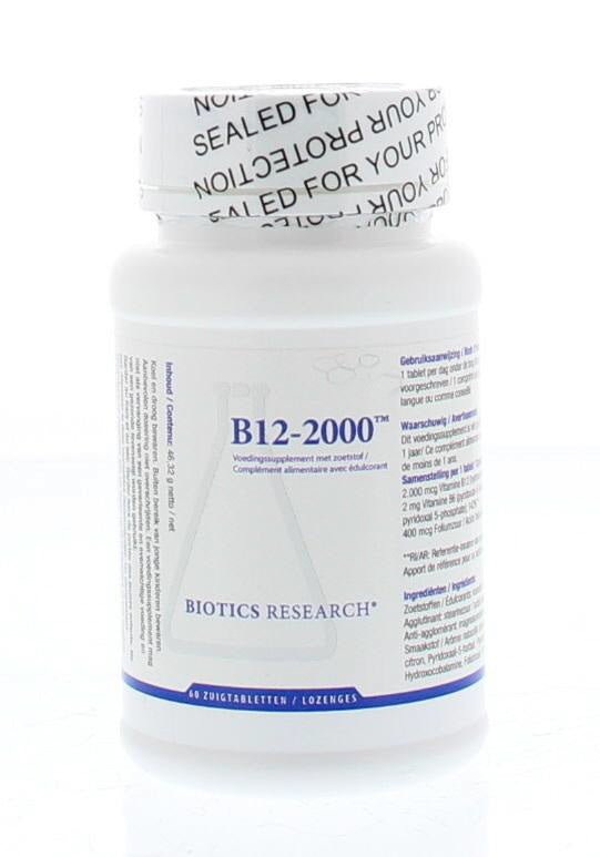 biotics Vitamine B12 2000 mcg