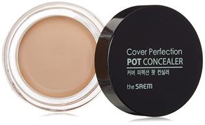 The Saem Cover Perfection Pot Concealer - #1 Clear Beige