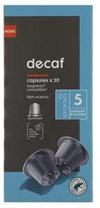 HEMA Koffiecups Decaf - 20 Stuks