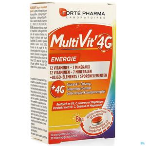 Forté Pharma Multivit' 4G Energie 30 Tabletten