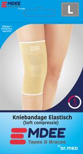 Elastic support knie l huidskleur 1st