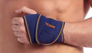 Teyder Neopreen Polsbandage - Links - Blauw