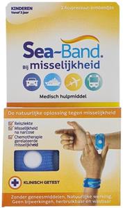 Sea Band Polsband Bij Misselijkheid Voor Kinderen - Blauw