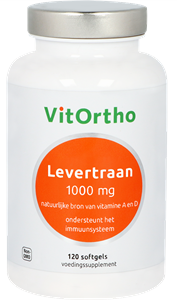 VitOrtho Levertraan 1000 mg Softgels