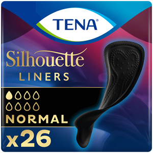 TENA Silhouette Noir Normal Inlegkruisjes - 26 stuks