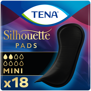 TENA Silhouette Noir Mini Verband - 18 stuks