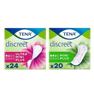 TENA Discreet Ultra Mini Plus en Mini Plus Pakket