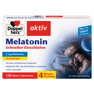 Doppelherz aktiv Melatonin, Schneller Einschlafen Nahrungsergänzungsmittel