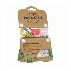 Para'Kito Anti-Muggen Armband Flowery + 2 Navullingen