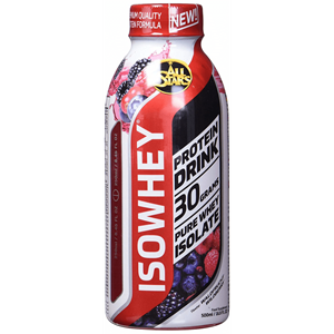 All Stars Isowhey Pure 500ml Wild Berry, bes  vloeistof aminozuren BCAA