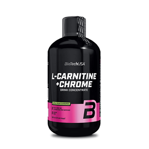 L-Carnitine + Chrome Concentrate 500ml Orange, sinaasappel vloeistof metabolisme L-carnitine Chrom