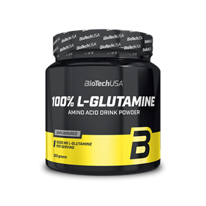 BioTech USA 100% L-Glutamine (500g) poeder aminozuren L-glutamine
