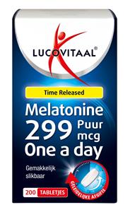 Lucovitaal Melatonine Puur 299 mcg Tabletten