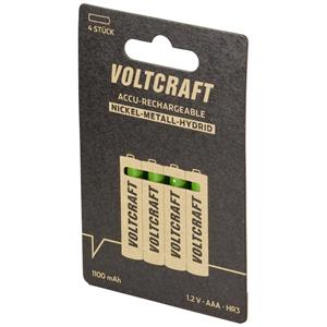 VOLTCRAFT HR03 SE Oplaadbare AAA batterij (potlood) NiMH 1100 mAh 1.2 V 4 stuk(s)