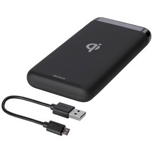 Deltaco - a nordic brand Inductie powerbank 2000 mA PB-Q1001 10000 mAh Uitgangen Qi-standaard, USB Zwart