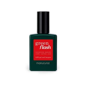 Manucurist - Nagellack Green Flash – Semi-permanenter Nagellack - -green Flash - Poppy Red 15ml