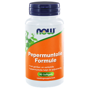 NOW Pepermuntolie Formule Softgels