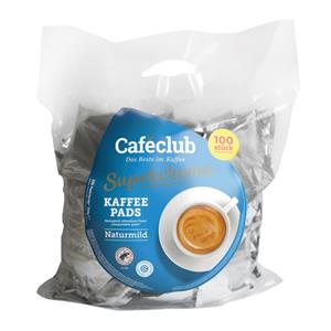 Caféclub Supercreme Koffiepads Naturmild - 100 pads