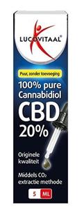 Lucovitaal Cbd cannabidiol olie 20% 5ml