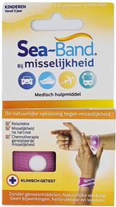 Sea Band Polsband Bij Misselijkheid Voor Kinderen - Roze