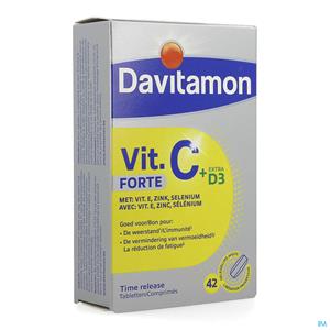 Davitamon Vitamine C Forte (+ Extra D3) 42 Tabletten