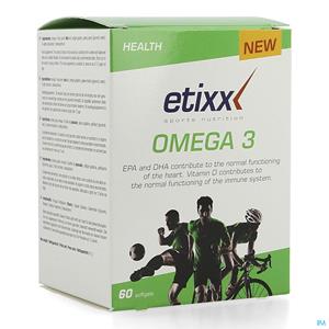 Etixx Omega 3 60 Softgels